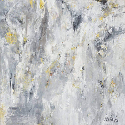 White Platinum Artist Enhanced Canvas Print by John Beard Collection - main product image for Resin Society