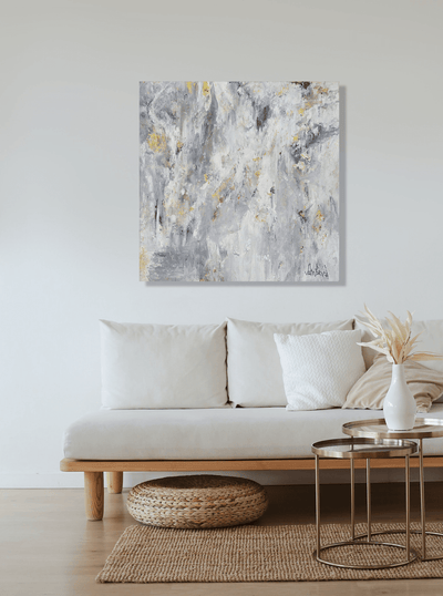 White Platinum Artist Enhanced Canvas Print by John Beard Collection - product image 3 for Resin Society