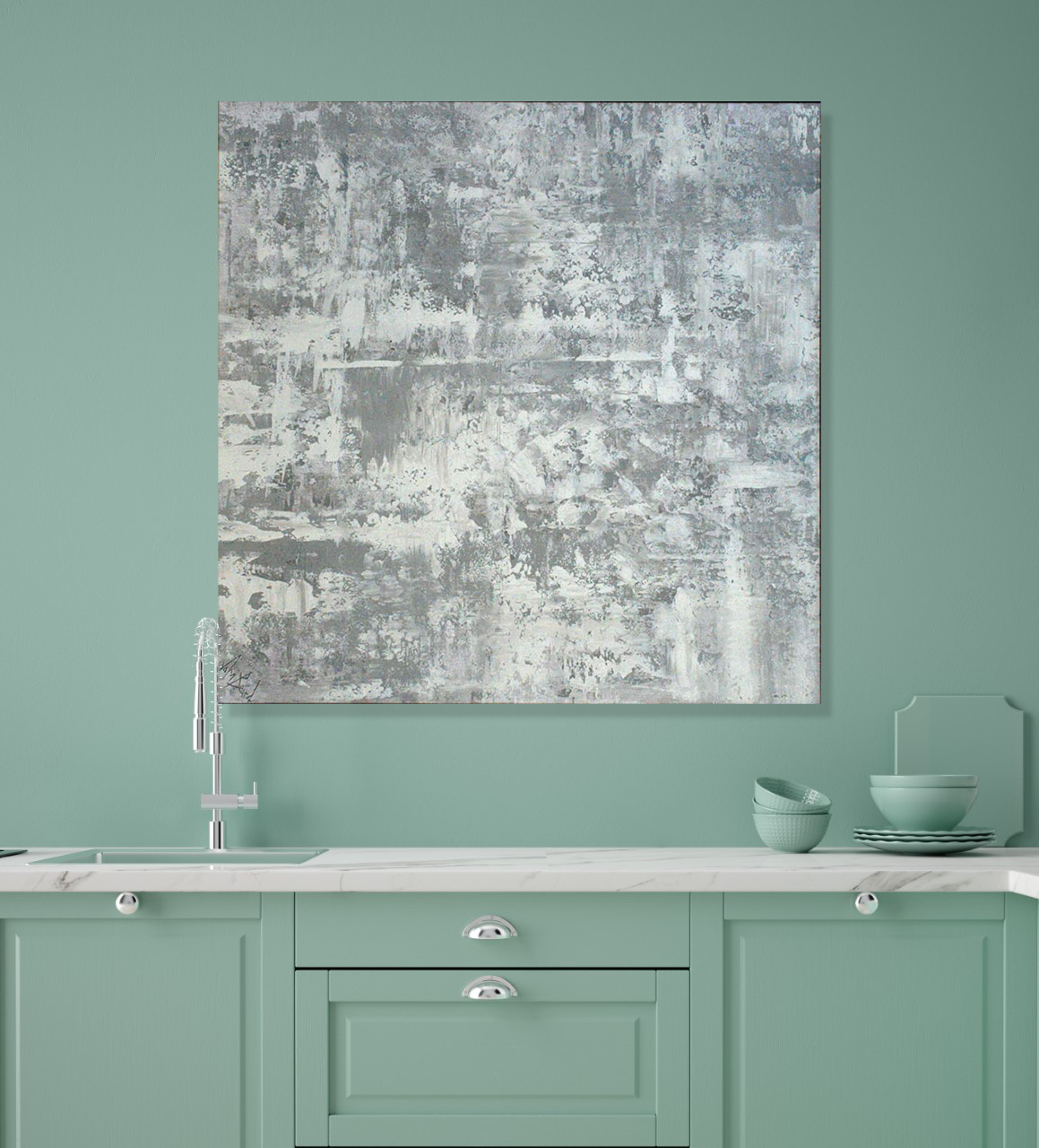 White Rain Artist Enhanced Canvas Print by John Beard Collection - product image 8 for Resin Society