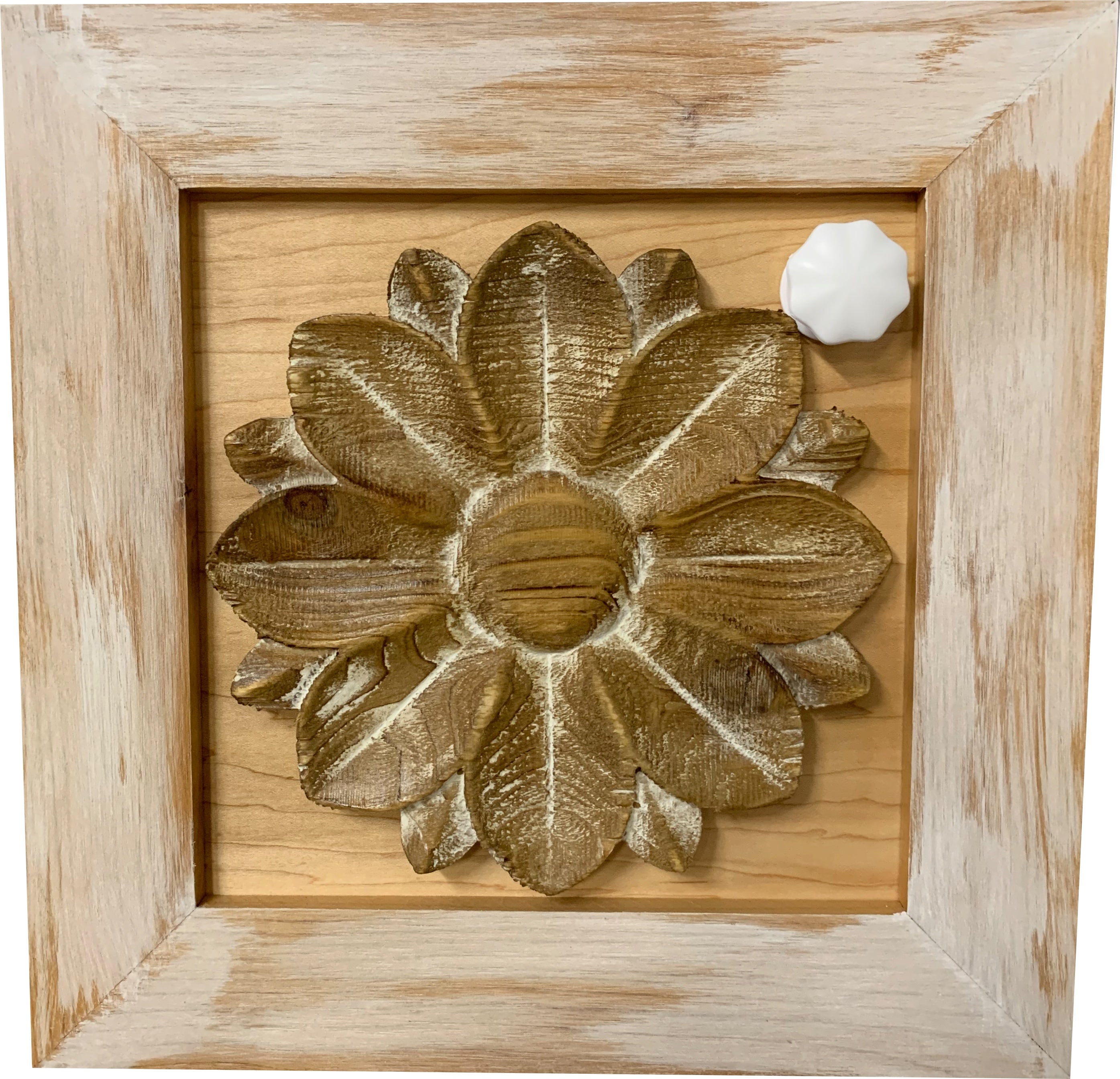 Wild Flower Hidden Gun Storage Wall Decor by Bellewood Designs - product image 10 for Resin Society