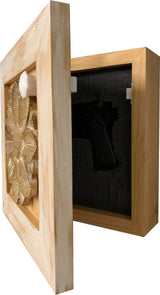 Wild Flower Hidden Gun Storage Wall Decor by Bellewood Designs - product image 11 for Resin Society