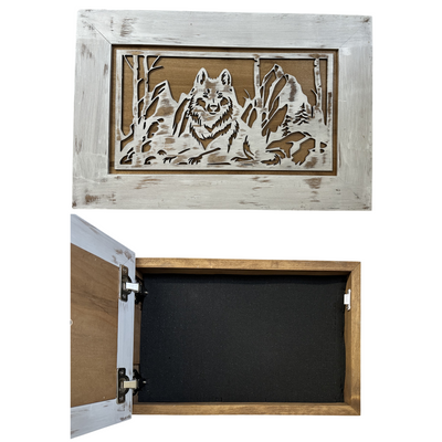 White Wolf Gun Concealment Furniture by Bellewood Designs - product image 9 for Resin Society