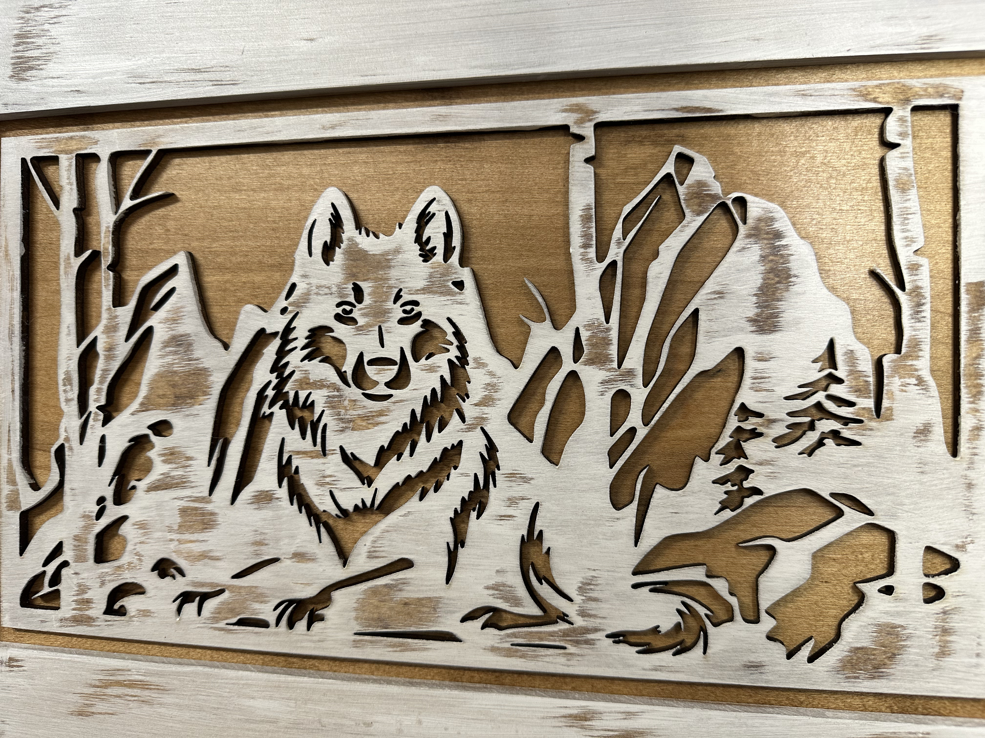 White Wolf Gun Concealment Furniture by Bellewood Designs - product image 16 for Resin Society