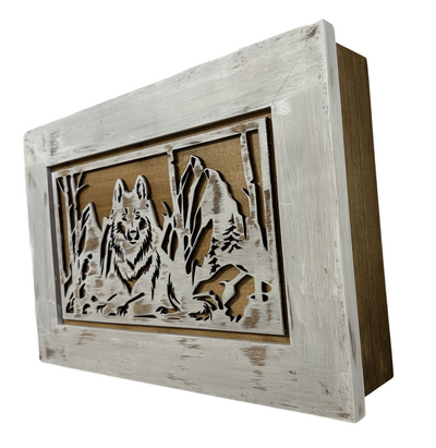 White Wolf Gun Concealment Furniture by Bellewood Designs - product image 14 for Resin Society