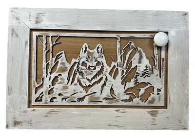 White Wolf Gun Concealment Furniture by Bellewood Designs - product image 11 for Resin Society