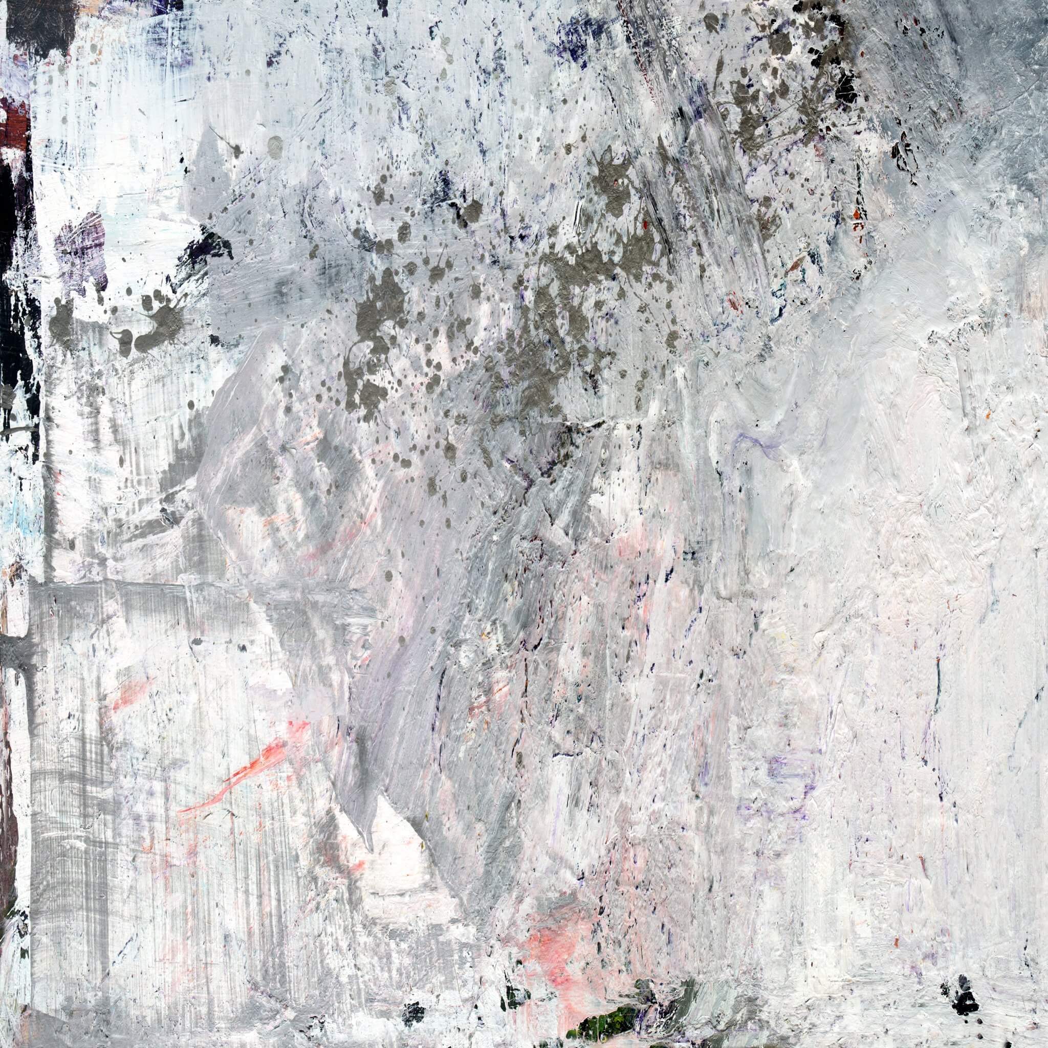 White Code Artist Enhanced Canvas Print featuring abstract coastal landscape artwork by John Beard