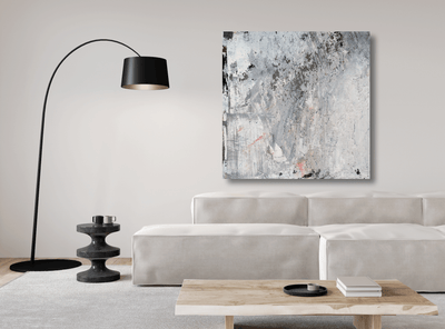 White Code Artist Enhanced Canvas Print