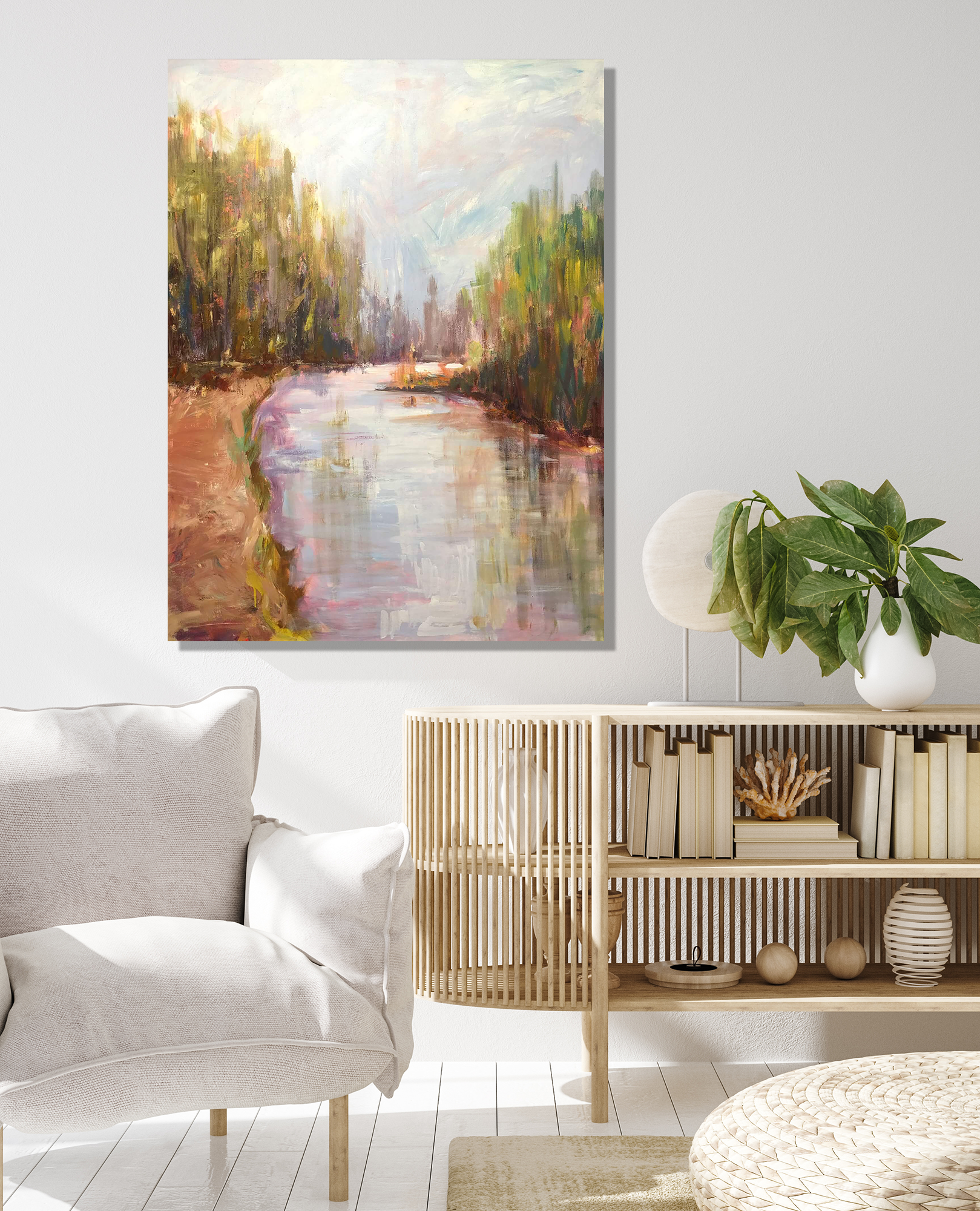Wild Tranquility Artist Enhanced Canvas Print by John Beard Collection - product image 3 for Resin Society