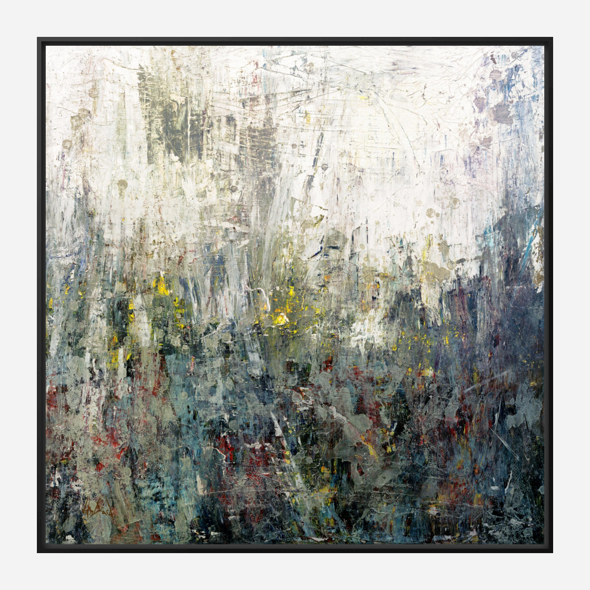Wildflowers Abstract Artist Enhanced Canvas Print by John Beard Collection - product image 5 for Resin Society