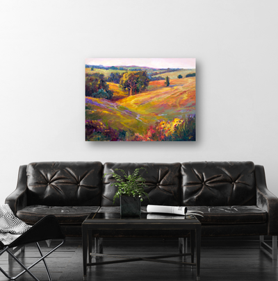 Wildflowers on Hillside by John Beard Collection - product image 2 for Resin Society