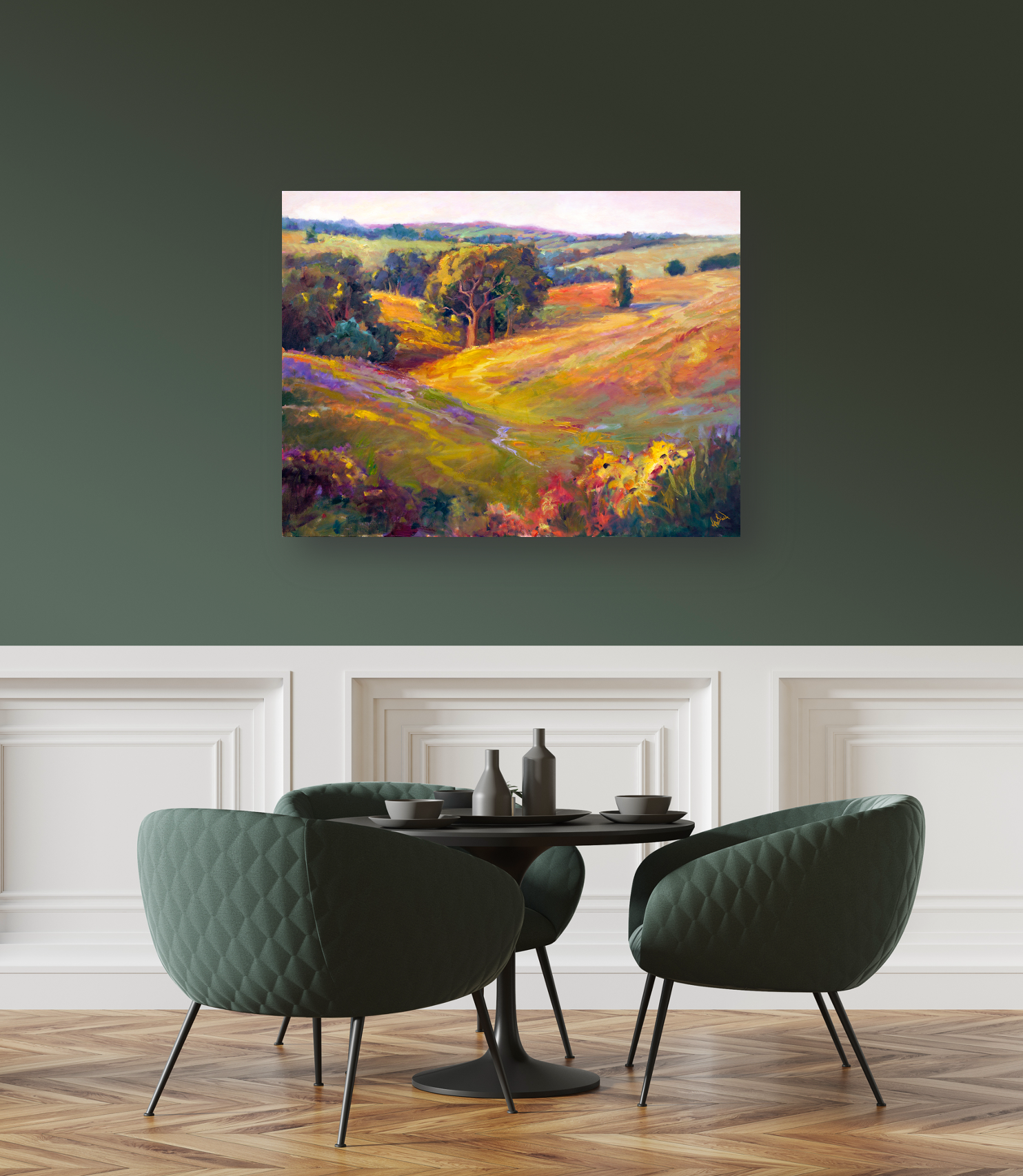 Wildflowers on Hillside by John Beard Collection - product image 3 for Resin Society