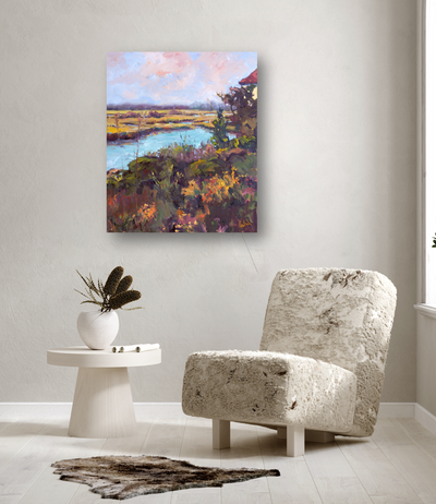 Wilmington Marsh Artist Enhanced Canvas Print by John Beard Collection - product image 2 for Resin Society