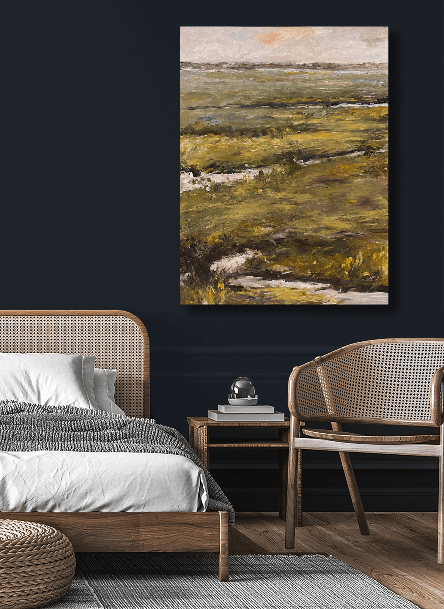 Winding Water Artist Enhanced Canvas Print by John Beard Collection - product image 2 for Resin Society