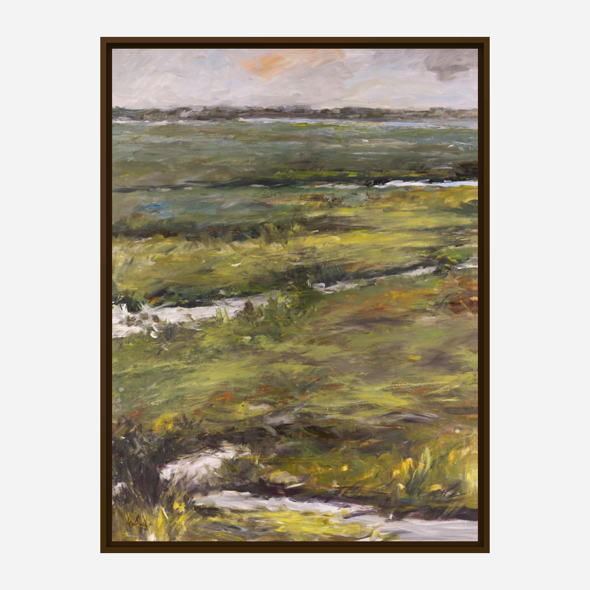 Winding Water Artist Enhanced Canvas Print by John Beard Collection - product image 6 for Resin Society