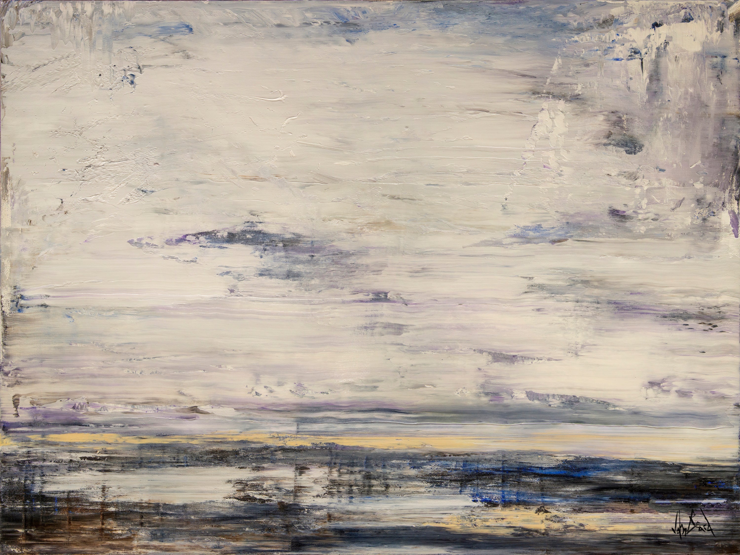Windy Coast Artist Enhanced Canvas Print by John Beard Collection - main product image for Resin Society