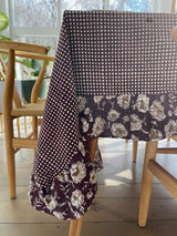 Ruffled Gingham Tablecloth by Sarah Spiegel - product image 4 for Resin Society