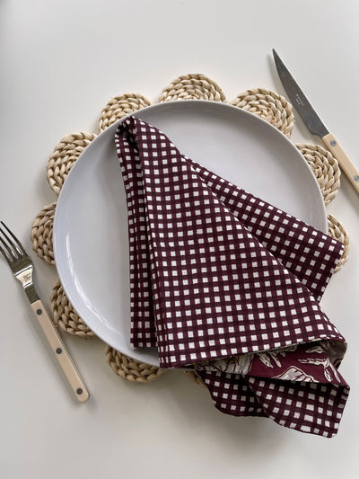 Reversible Floral Napkins by Sarah Spiegel
