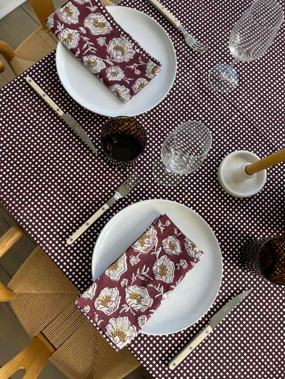 Reversible Floral Napkins by Sarah Spiegel