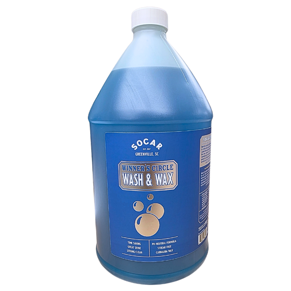 SOCAR Wash n Wax - pH Neutral Car Wash Soap Infused with Carnauba Wax detail image - Resin Society