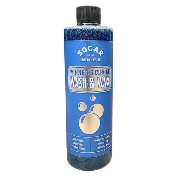 SOCAR Wash n Wax - pH Neutral Car Wash Soap Infused with Carnauba Wax by Socar Chemical - Resin Society