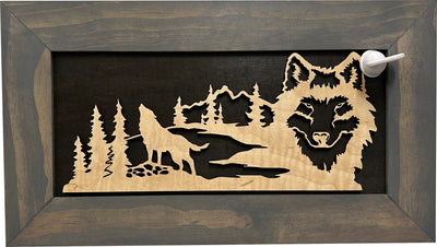 Midnight Wolf Hidden Gun Safe Concealed Furniture by Bellewood Designs - product image 11 for Resin Society
