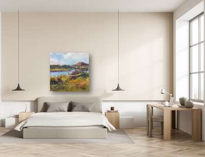 Wrightsville Artist Canvas Enhanced Print by John Beard Collection - product image 4 for Resin Society