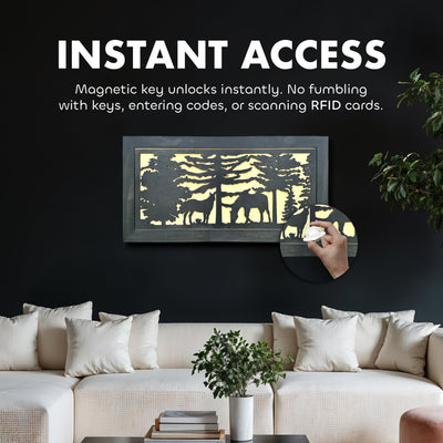 Horse Farm Wall Art Gun Concealment Furniture by Bellewood Designs - product image 3 for Resin Society