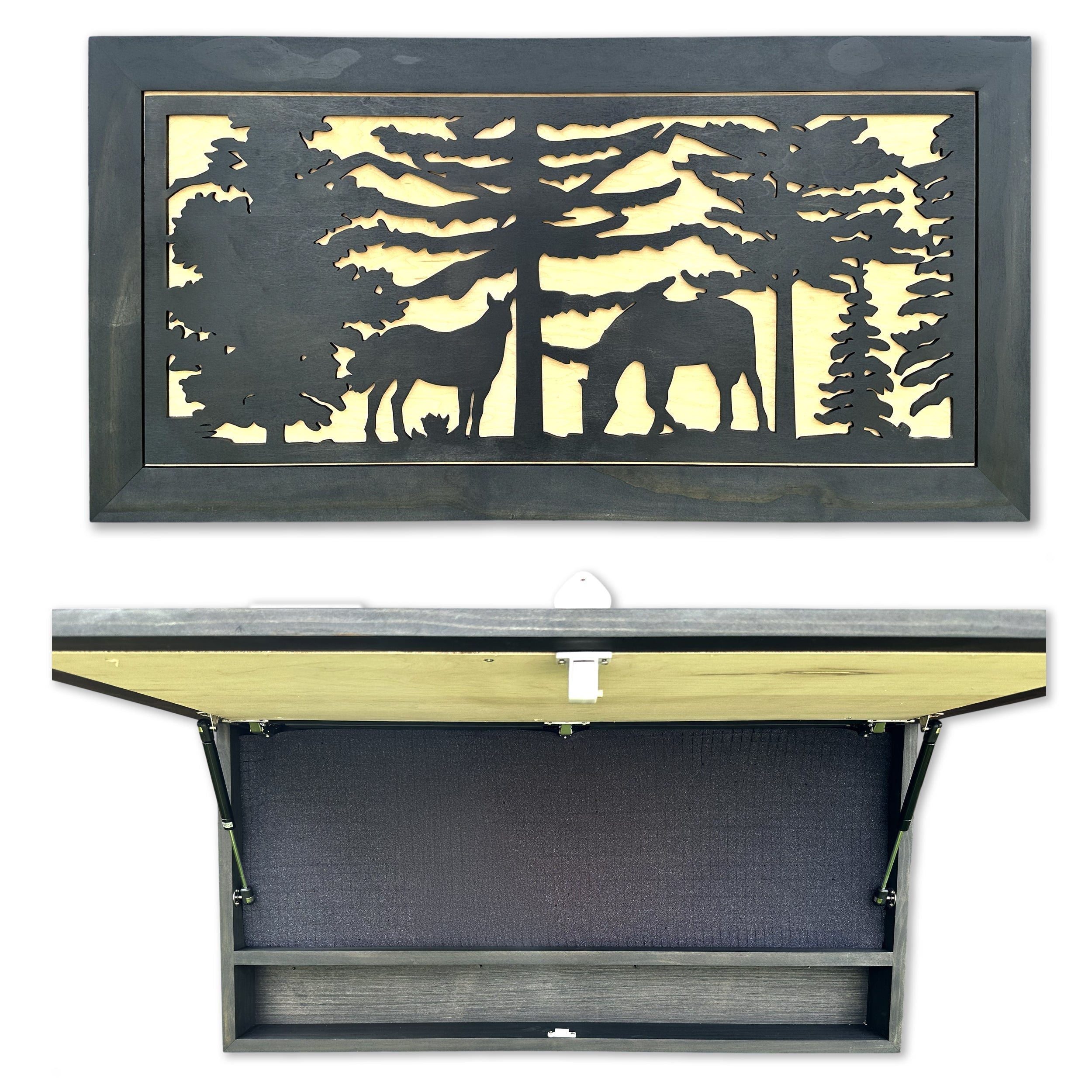 Horse Farm Wall Art Gun Concealment Furniture by Bellewood Designs - main product image for Resin Society