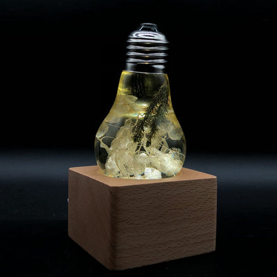 EP Light 3-Pack Resin LED Lights Gift Set showing handcrafted resin bulbs with LED lighting