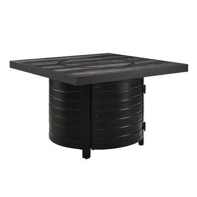 Yorke 40" Square Aluminum Convertible Gas Fire Pit Table by Fire Sense/Balkene Home - main product image for Resin Society