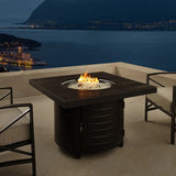 Yorke 40" Square Aluminum Convertible Gas Fire Pit Table by Fire Sense/Balkene Home - product image 2 for Resin Society