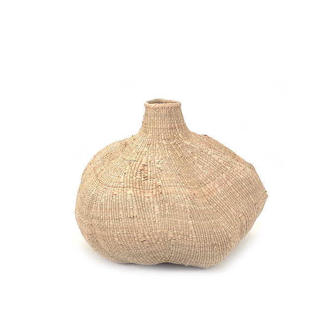 Garlic Tonga Sculptural Basket - Large by Mbare Ltd - main product image for Resin Society