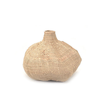 Garlic Tonga Sculptural Basket - Large by Mbare Ltd - main product image for Resin Society