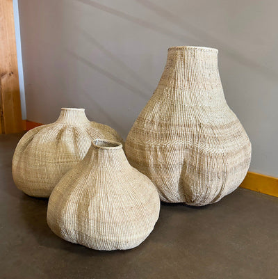 Garlic Tonga Sculptural Basket - XL by Mbare Ltd - product image 4 for Resin Society