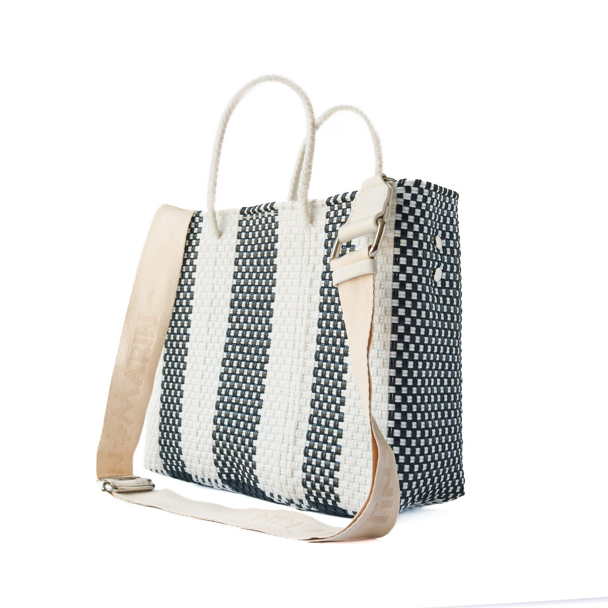 Zebra Medium Woven Resort Crossbody Bag by Tin Marin Brand - product image 3 for Resin Society
