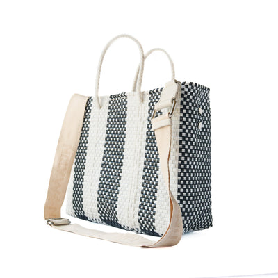 Zebra Medium Woven Resort Crossbody Bag by Tin Marin Brand - product image 3 for Resin Society