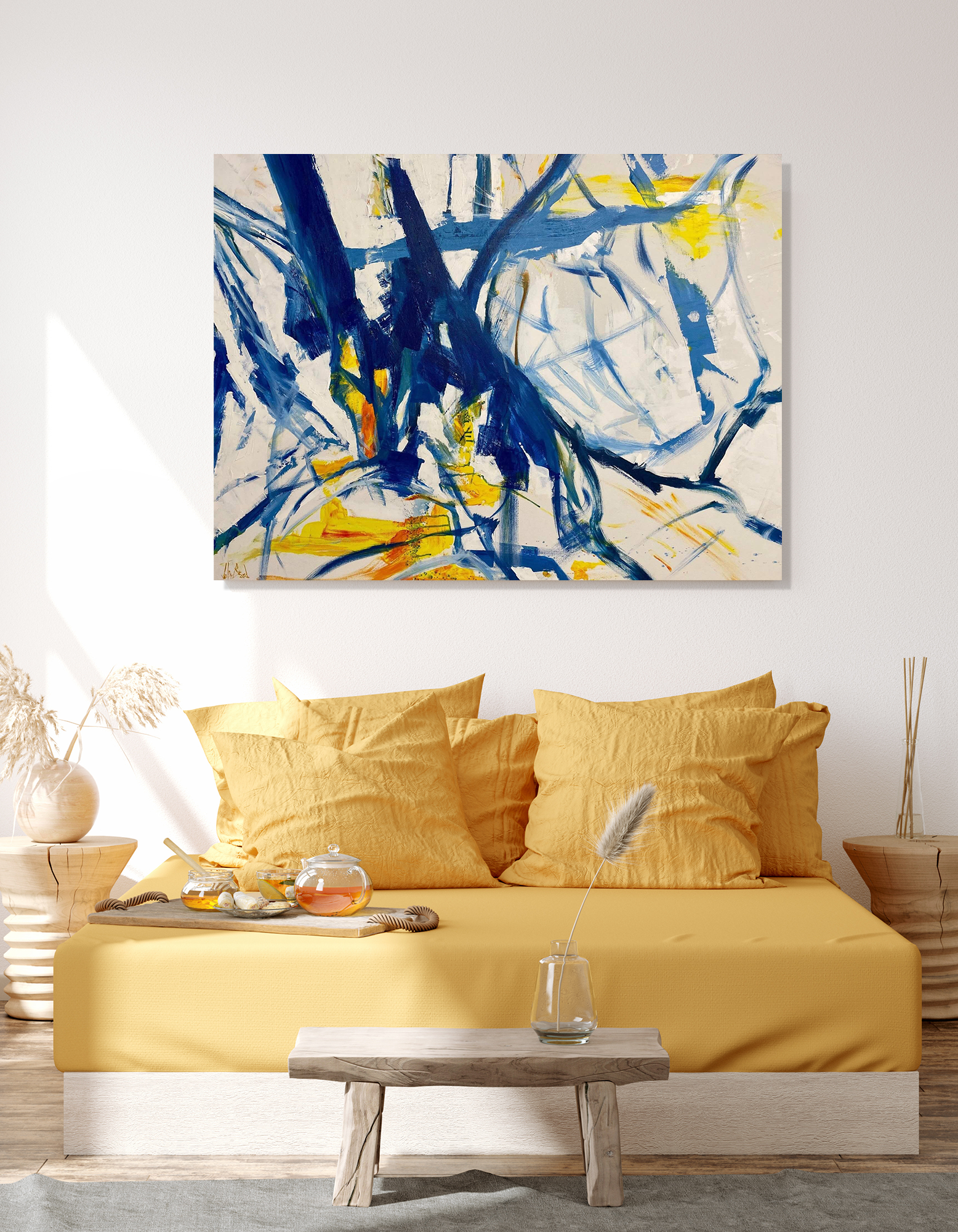 Zeta Artist Enhanced Canvas Print by John Beard Collection - product image 3 for Resin Society