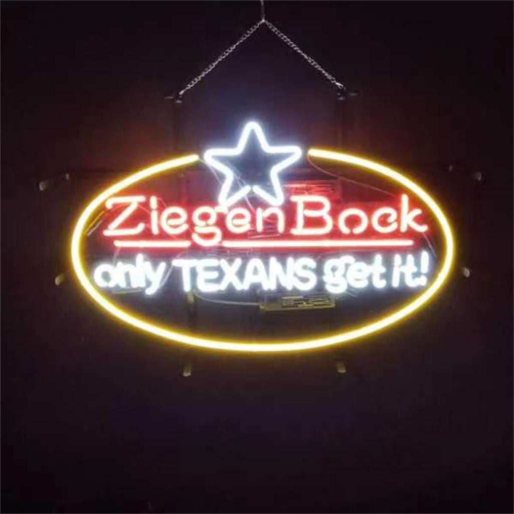 Ziegen Bock Only Texans Get it Neon Light Sign by Neon Signs Land - main product image for Resin Society