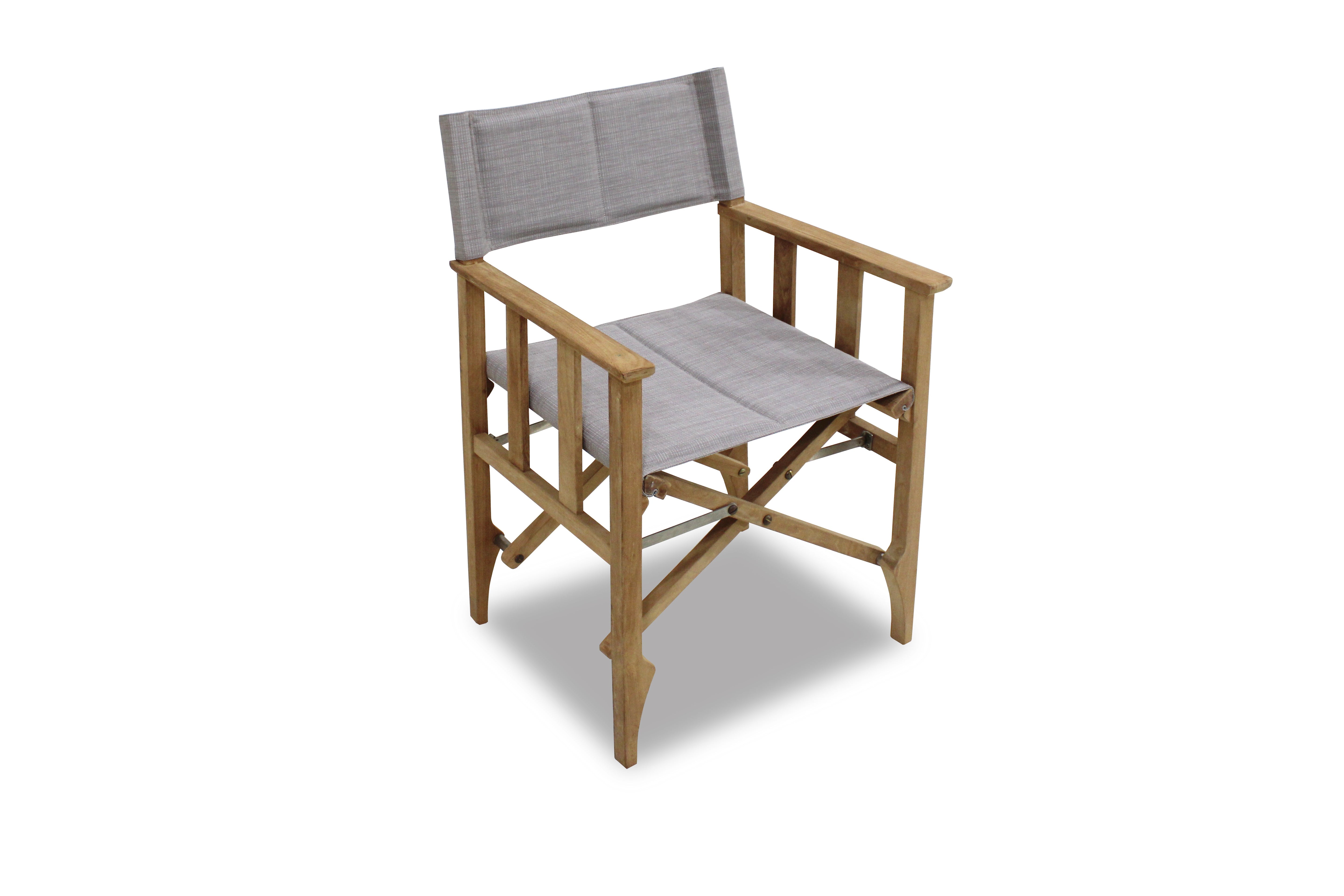 Zircon Teak Director Chair ‚Äì Vintage Khaki - 1 Piece by LifestyleGarden US - main product image for Resin Society