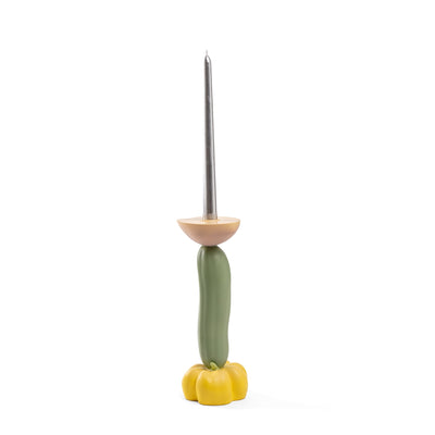 Vitamin Cucumber Candlestick by DEKOR - main product image for Resin Society