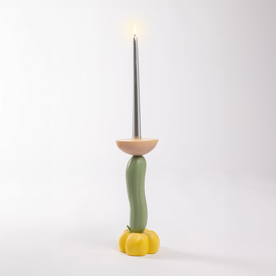 Vitamin Cucumber Candlestick by DEKOR - product image 2 for Resin Society