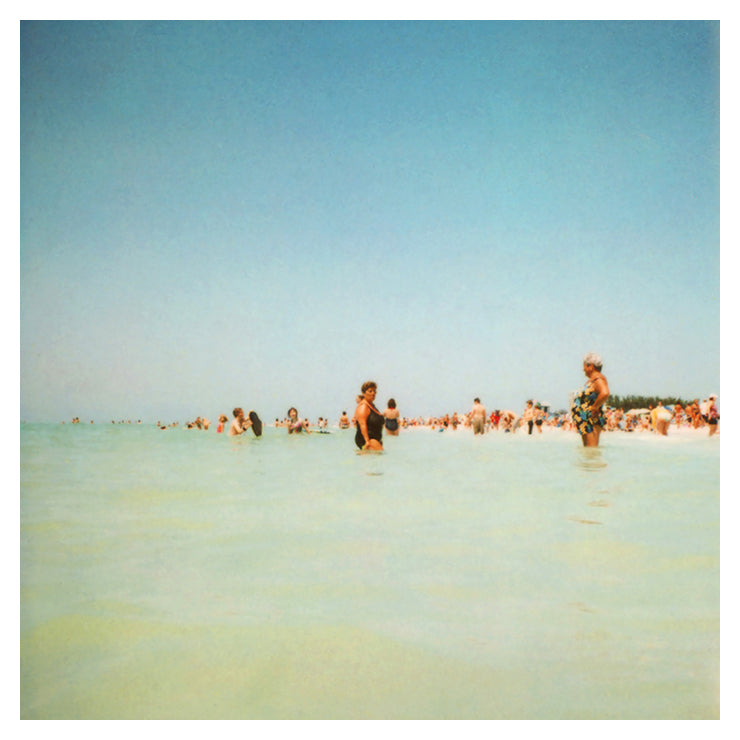 Coastal scene photograph titled '2900 Miles #1' by Alicia Bock, framed and unframed views