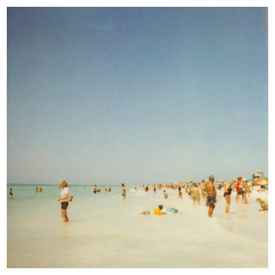 Fine art photograph titled 2900 Miles #6 by Alicia Bock, showing a vintage textured image with soft hues
