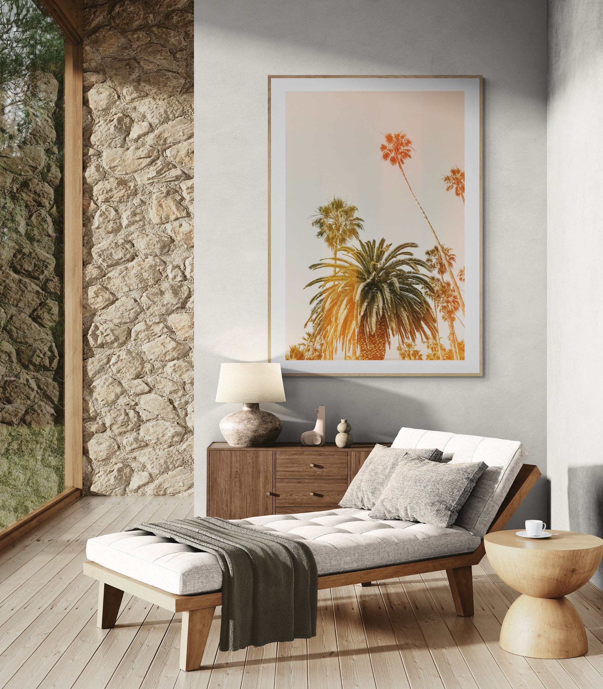 Modern Fine Art Photograph - California Palms #2 by Alicia Bock Print Shop - product image 2 for Resin Society