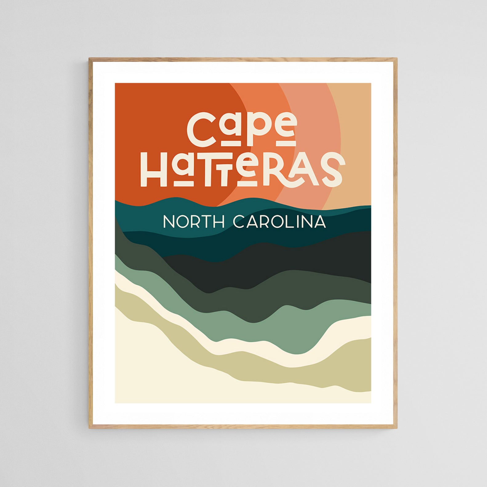 Destination: Cape Hatteras - Modern Art Print