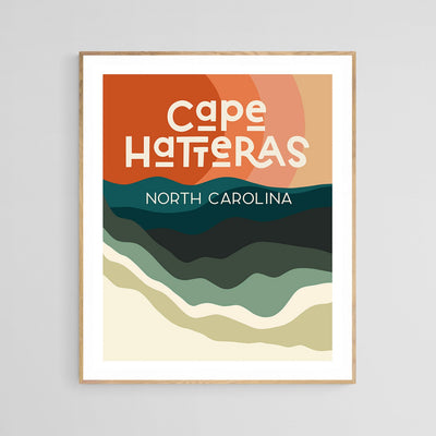 Destination: Cape Hatteras - Modern Art Print