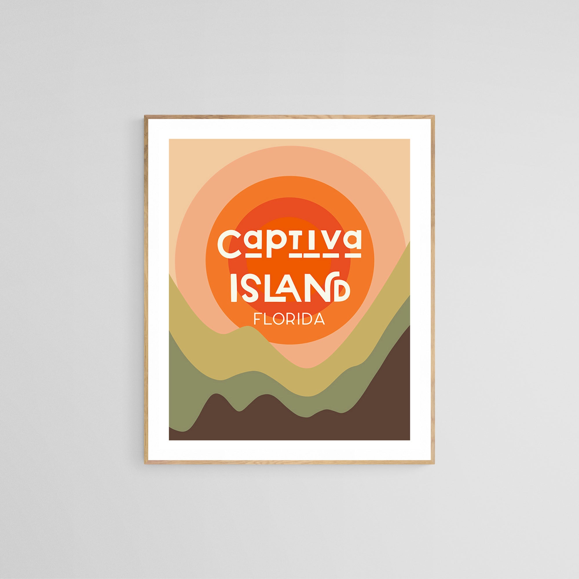 Destination: Captiva Island - Modern Art Print