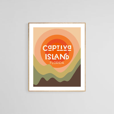 Destination: Captiva Island - Modern Art Print