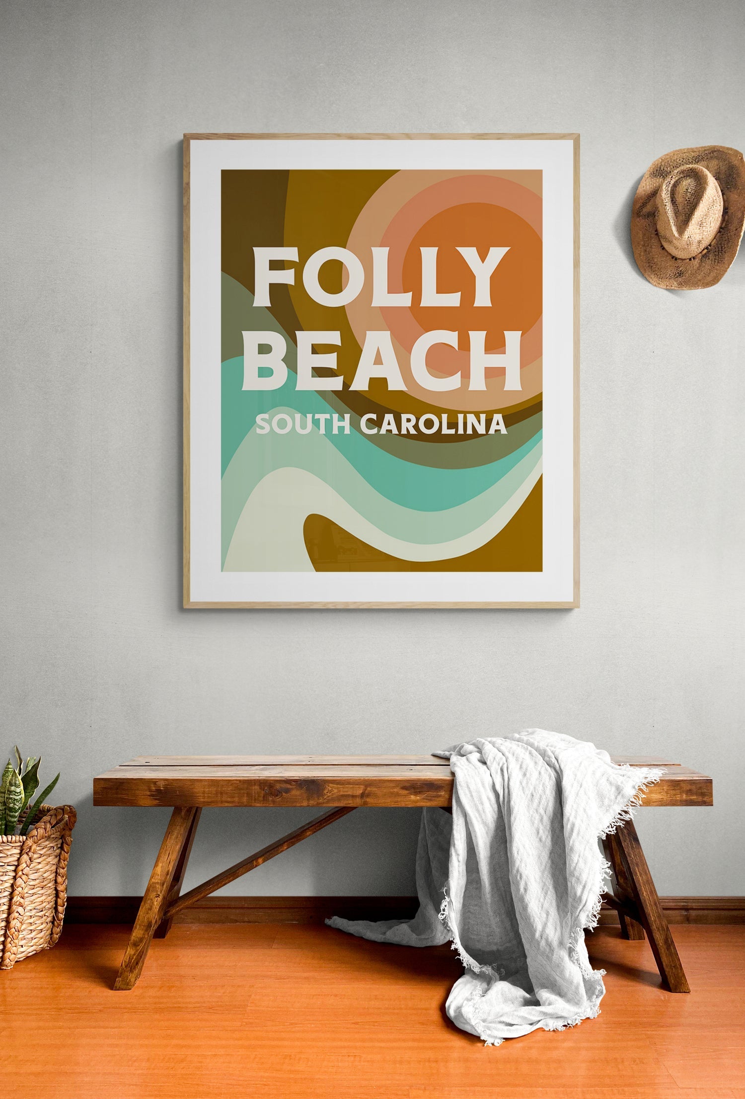 Destination: Folly Beach - Modern Art Print