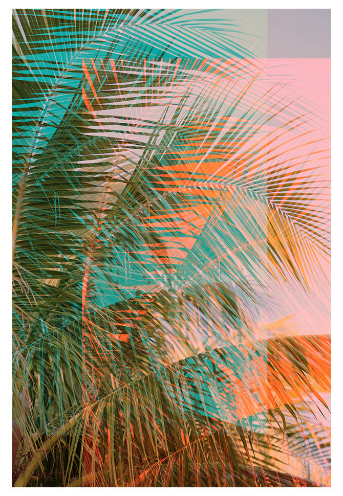 Modern Art Print - Sun Burn #1 by Alicia Bock Print Shop - main product image for Resin Society
